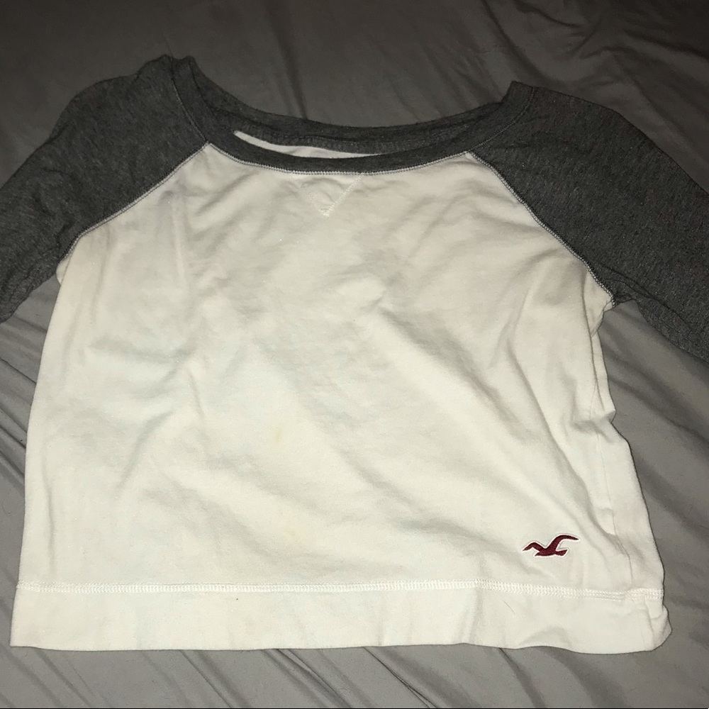 Hollister 3/4 long sleeve t shirt